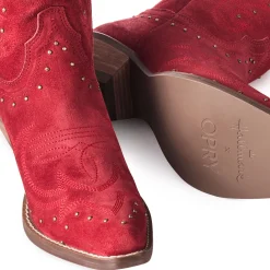 Hallmark x Opry® Merlot Suede Women's Cowboy Boots by Dingo