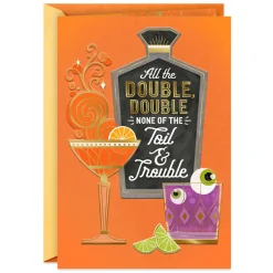 Halloween Cocktails Funny Halloween Card