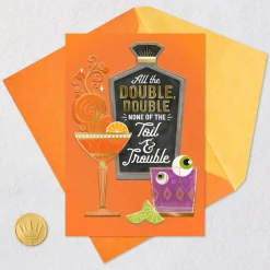 Halloween Cocktails Funny Halloween Card