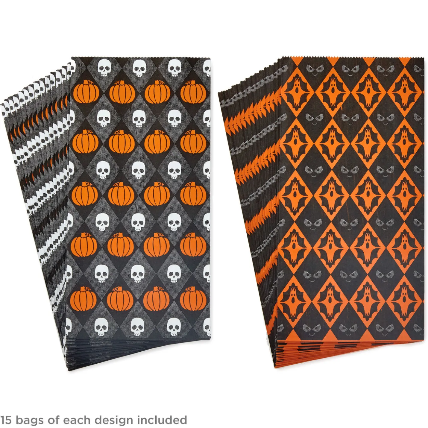 Halloween 30-Pack Assorted Paper Goodie Bags