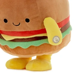 Hamburger Plush With Sound and Motion, 10"