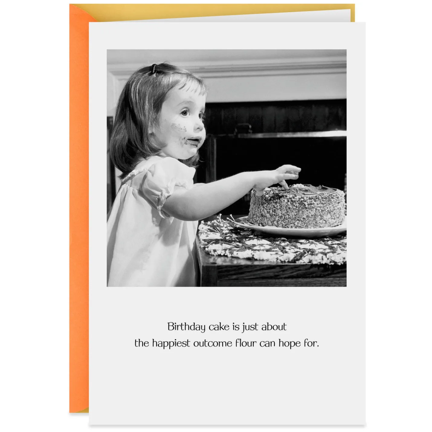 Happiest Outcome for Flour Funny Birthday Card
