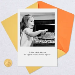 Happiest Outcome for Flour Funny Birthday Card