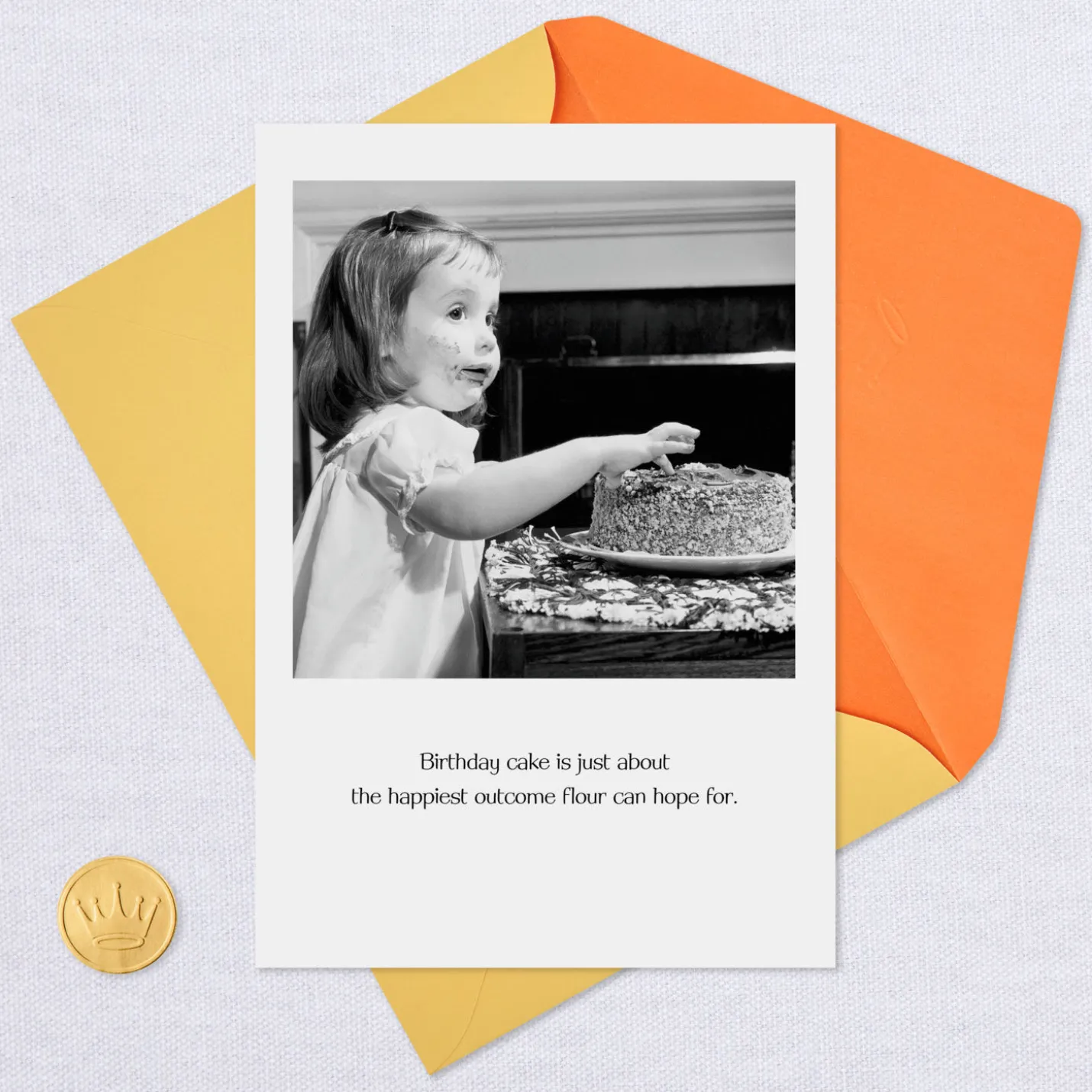 Happiest Outcome for Flour Funny Birthday Card