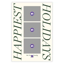 Happiest Flat Holiday Photo Card