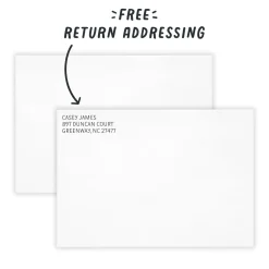 Happiest Wishes Flat Holiday Photo Card