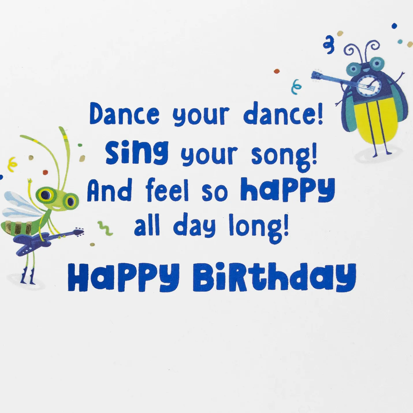 Happy All Day Long Birthday Card for Kids