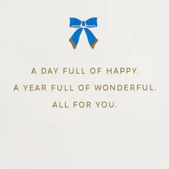 Happy and Wonderful Day Quilled Paper Handmade Birthday Card