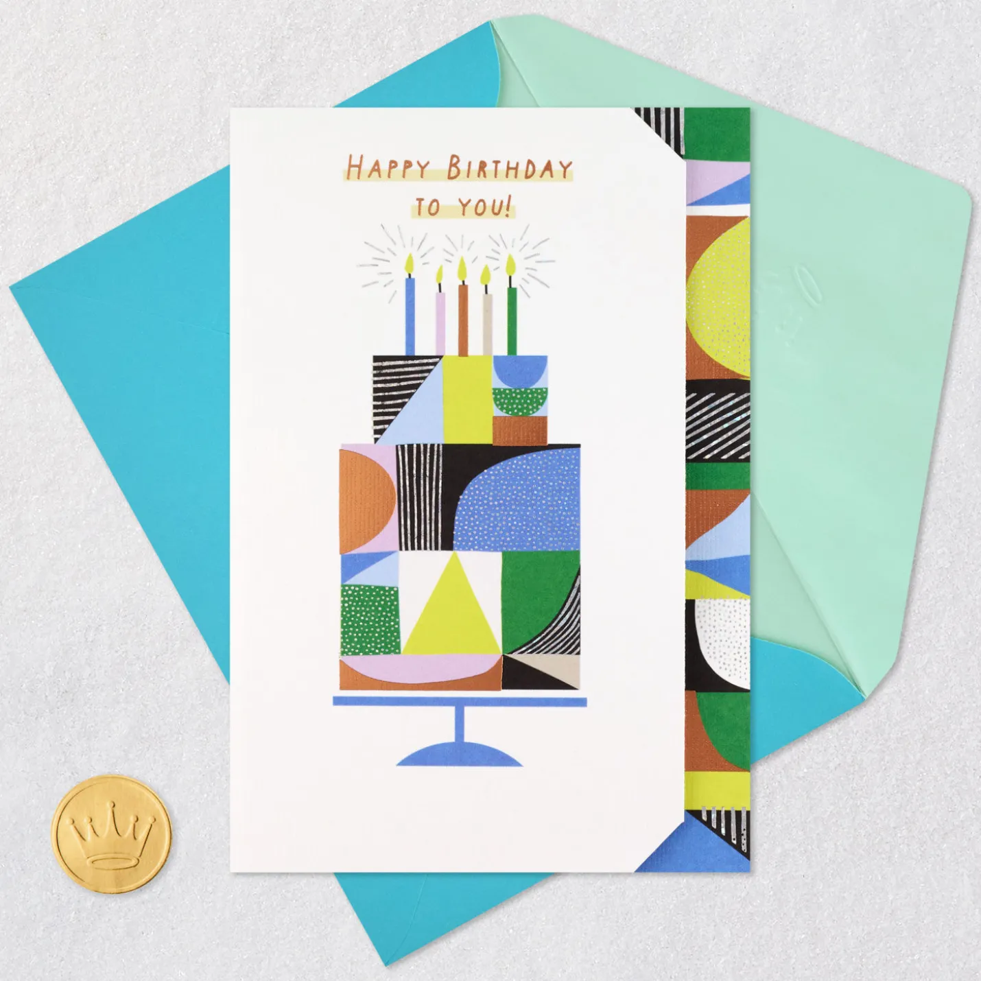 Happy Birthday and Happy Year Ahead Birthday Card