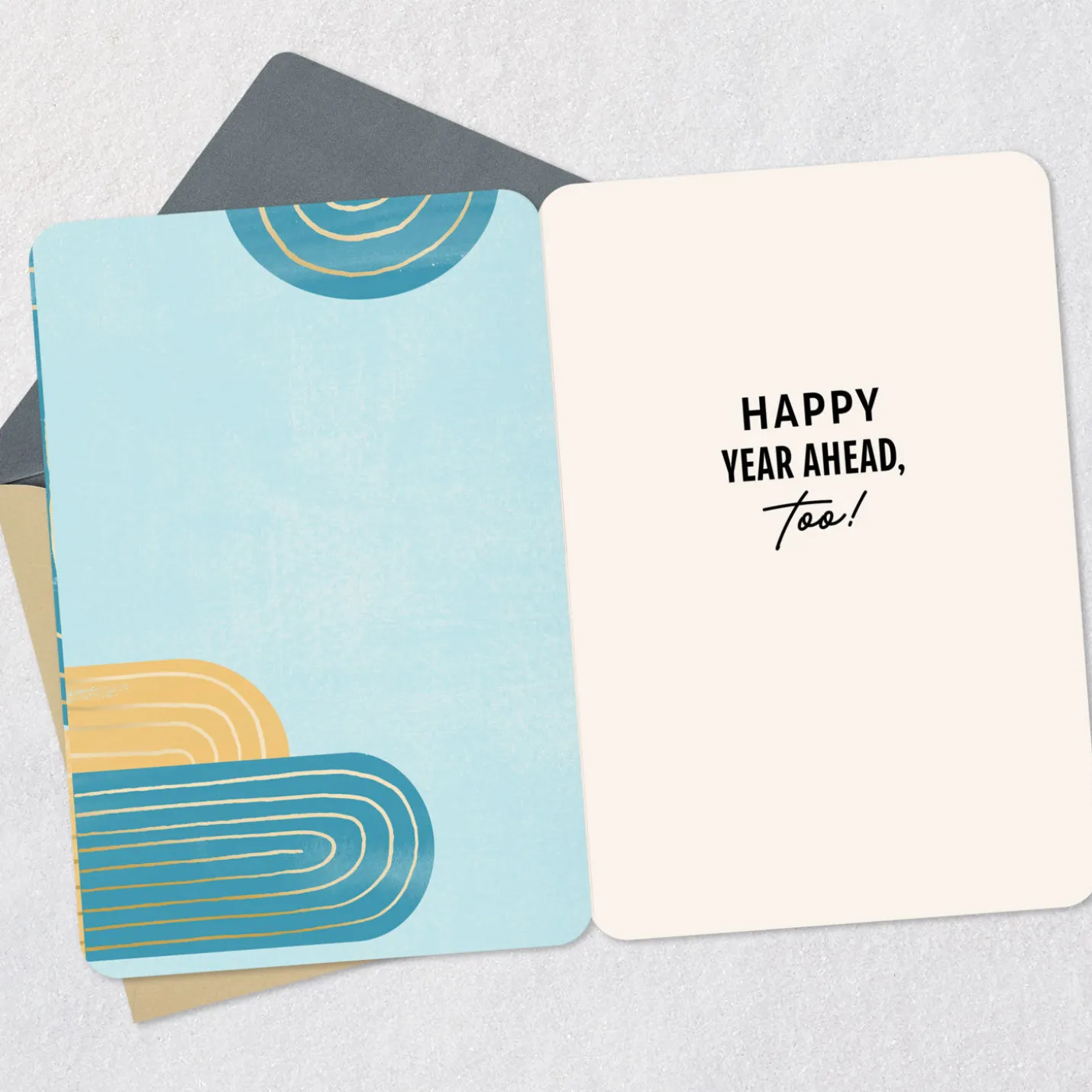 Happy Year Ahead Birthday Card