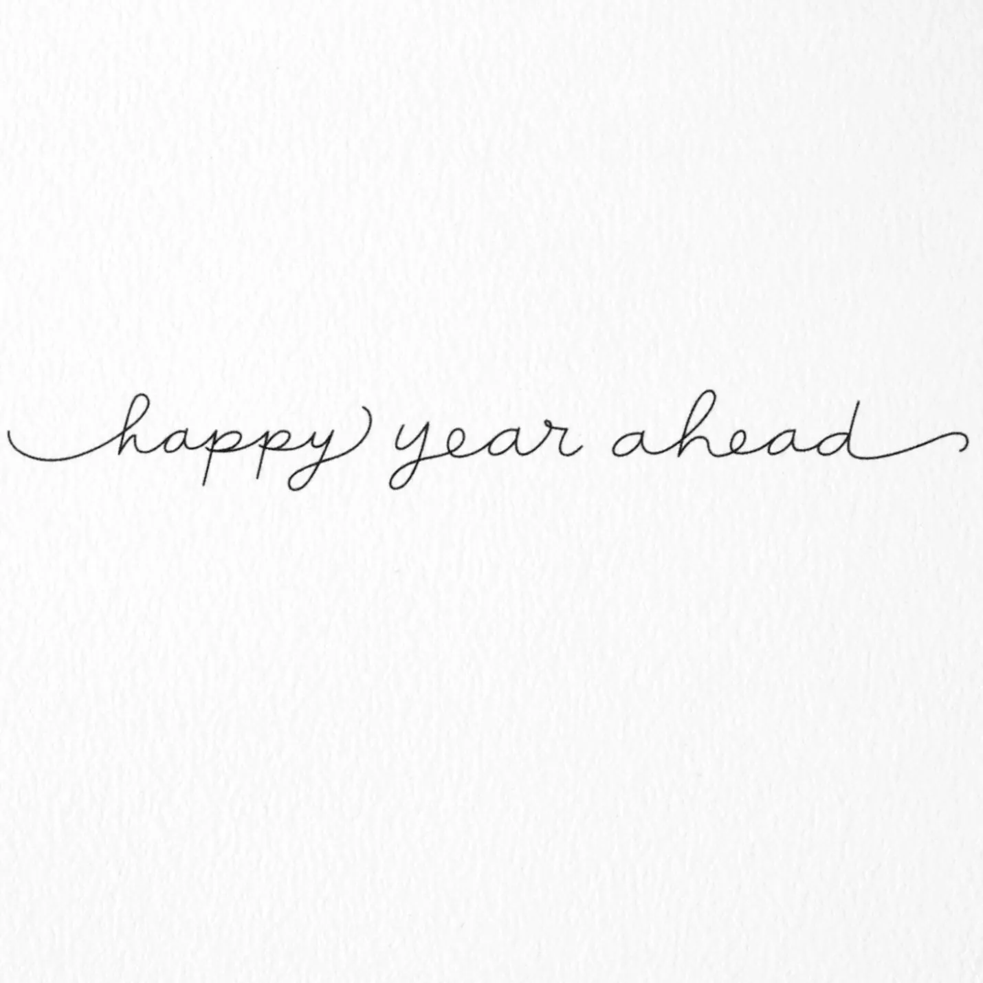 Happy Year Ahead Birthday Card