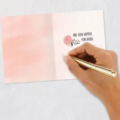 Happy Year Ahead Floral Birthday Card