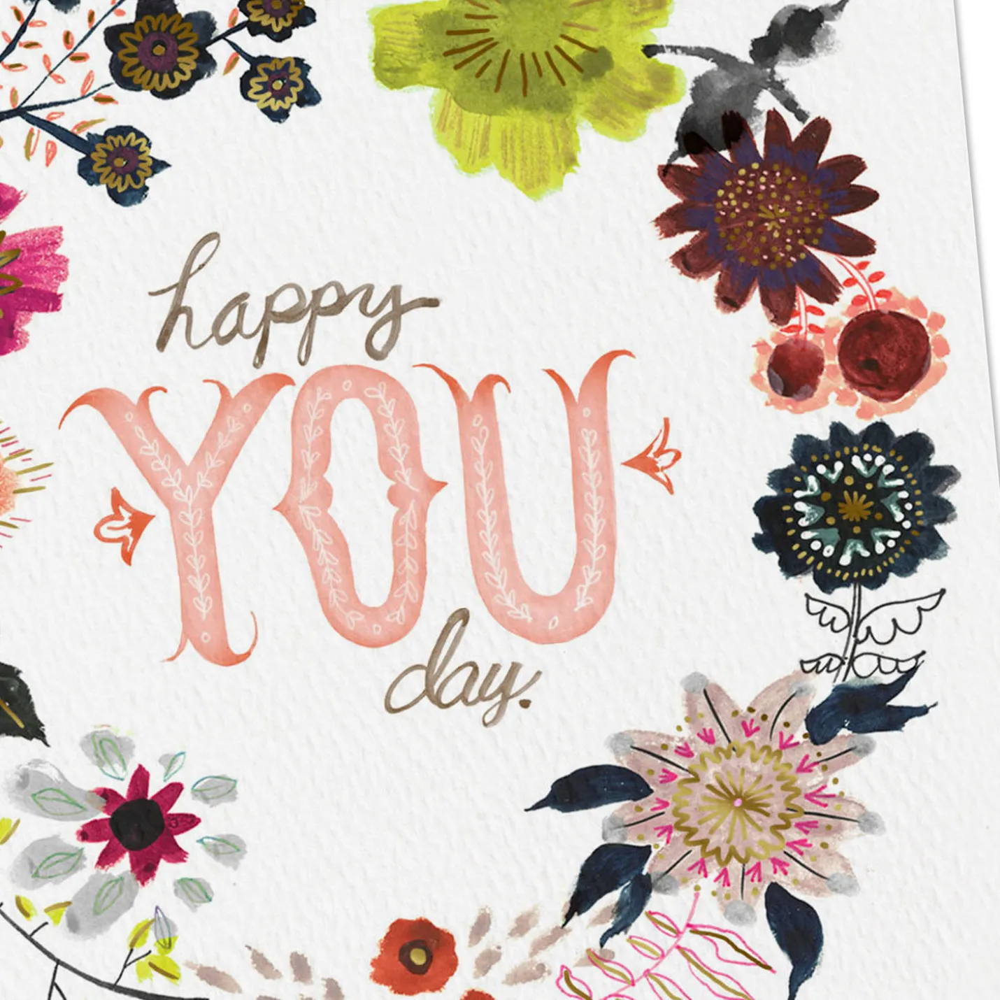 Happy You Day Blank Birthday Card