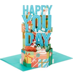 Happy You Day 3D Pop-Up Birthday Card