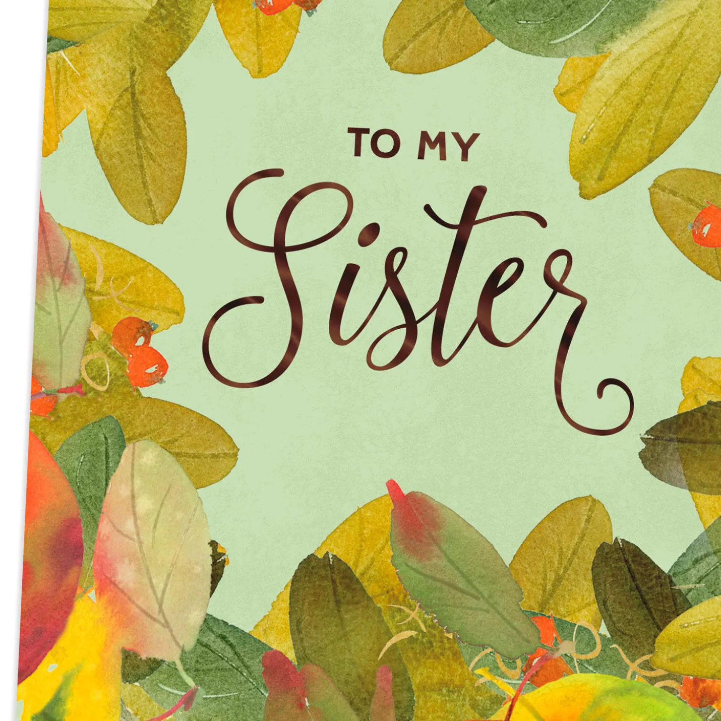 Happy and Proud to Be Connected Rosh Hashanah Card for Sister
