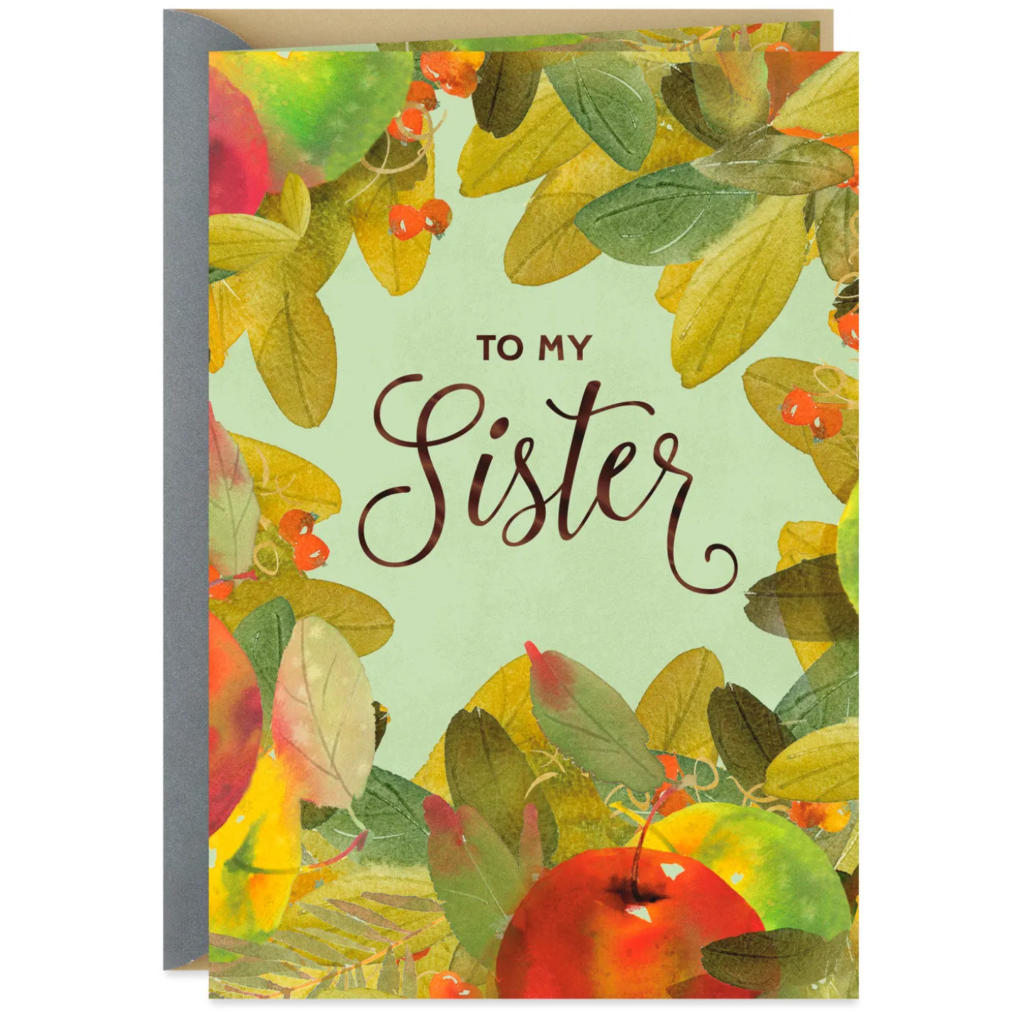 Happy and Proud to Be Connected Rosh Hashanah Card for Sister