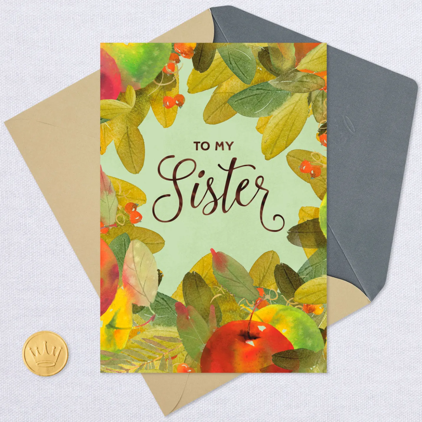 Happy and Proud to Be Connected Rosh Hashanah Card for Sister