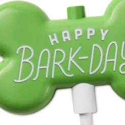 Happy Barkday Candle Holder Cake Topper