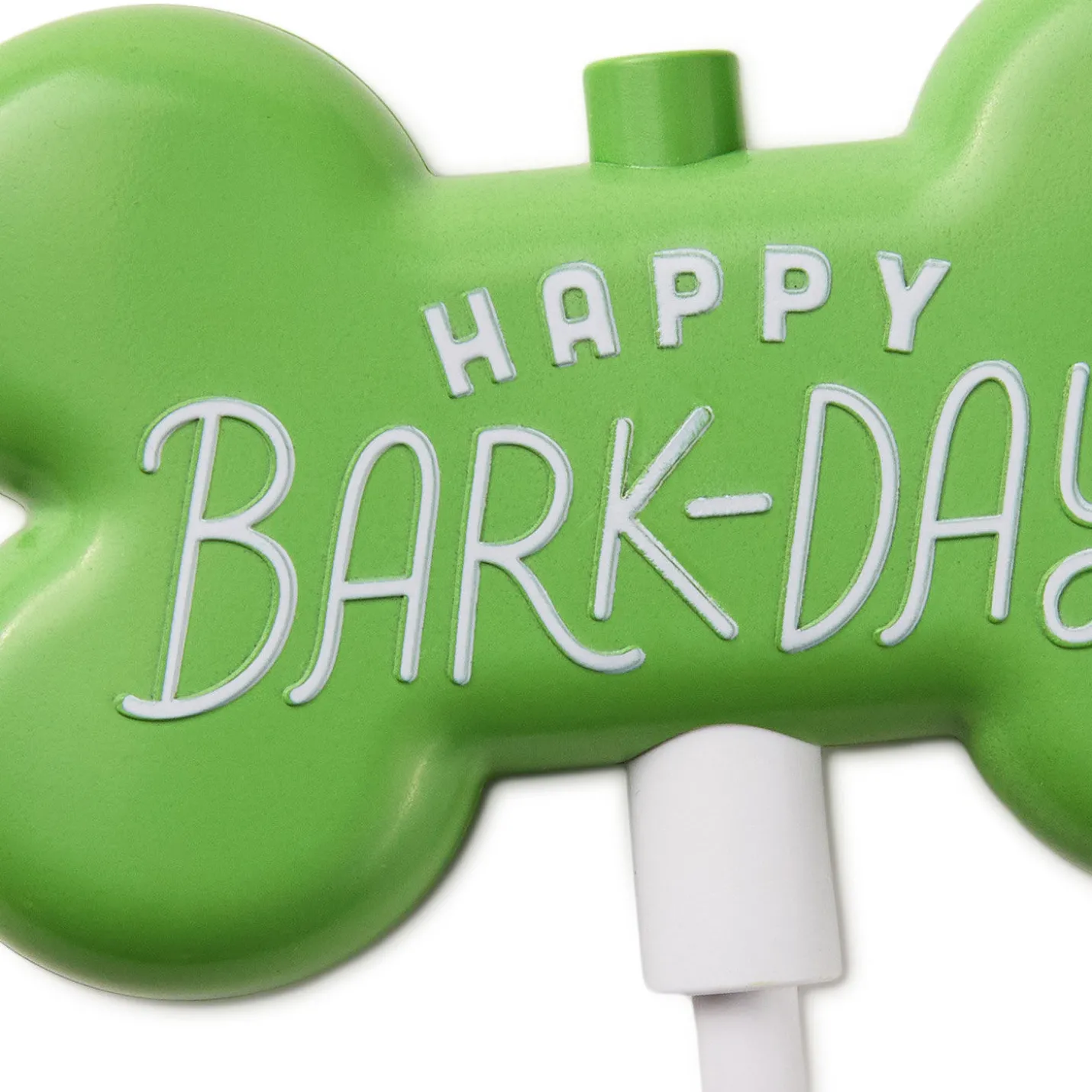 Happy Barkday Candle Holder Cake Topper