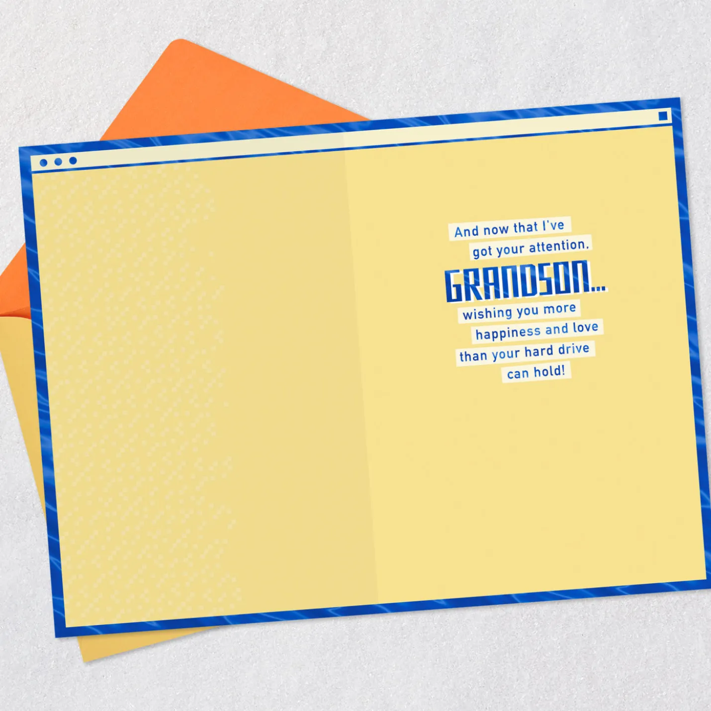 Happy Birthday Alert Birthday Card for Grandson