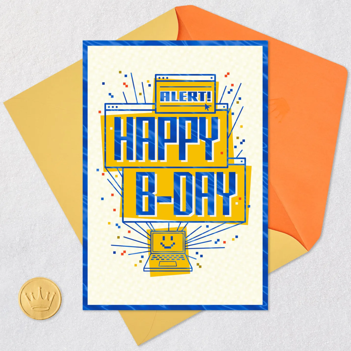 Happy Birthday Alert Birthday Card for Grandson