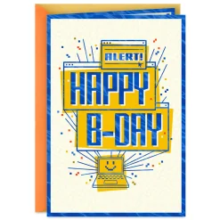 Happy Birthday Alert Birthday Card for Grandson