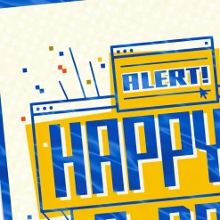 Happy Birthday Alert Birthday Card for Grandson