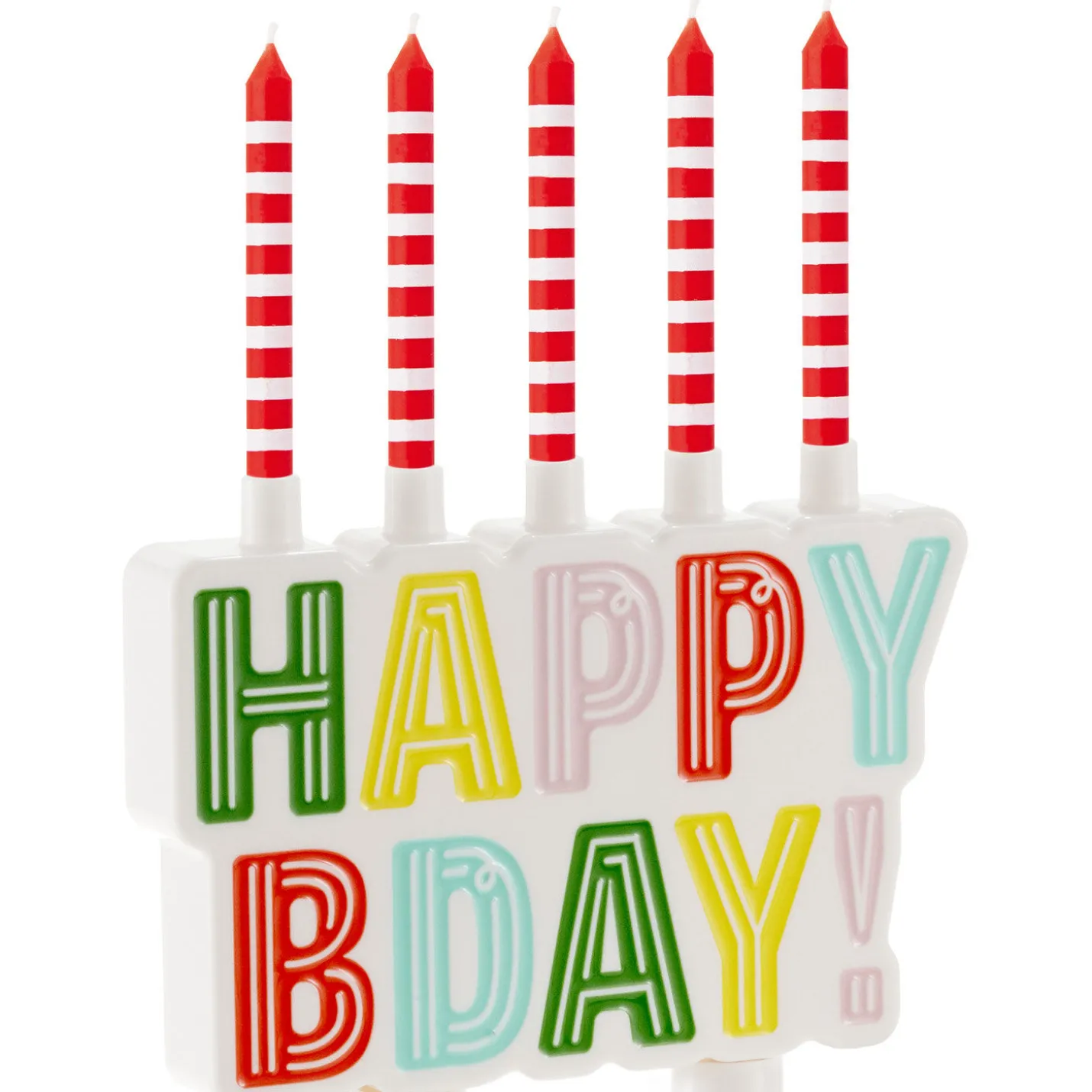 Happy Birthday Candle Holder