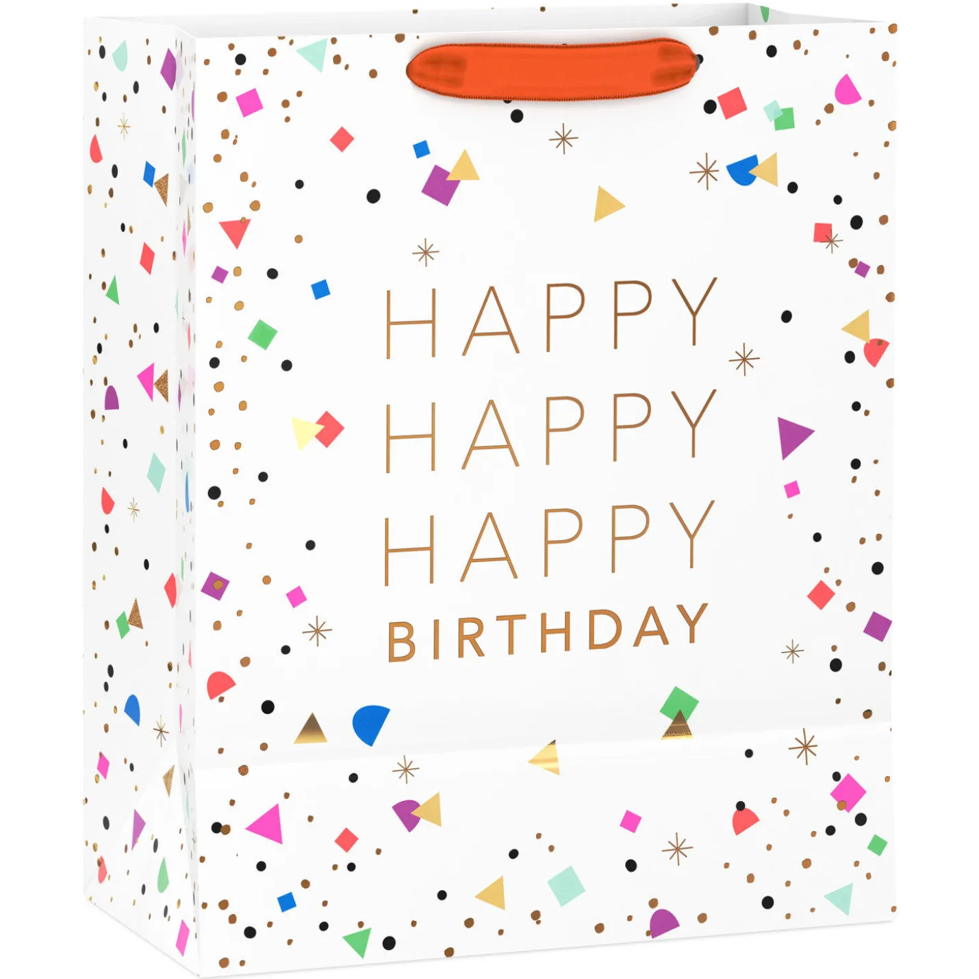 13" Happy Birthday Confetti Large Gift Bag