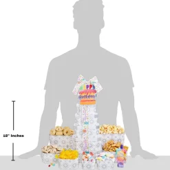 Happy Birthday Gift Tower of Treats