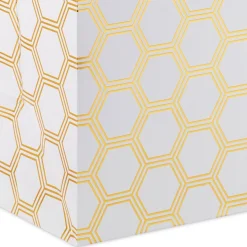 13" Happy Birthday Hexagons Large Gift Bag
