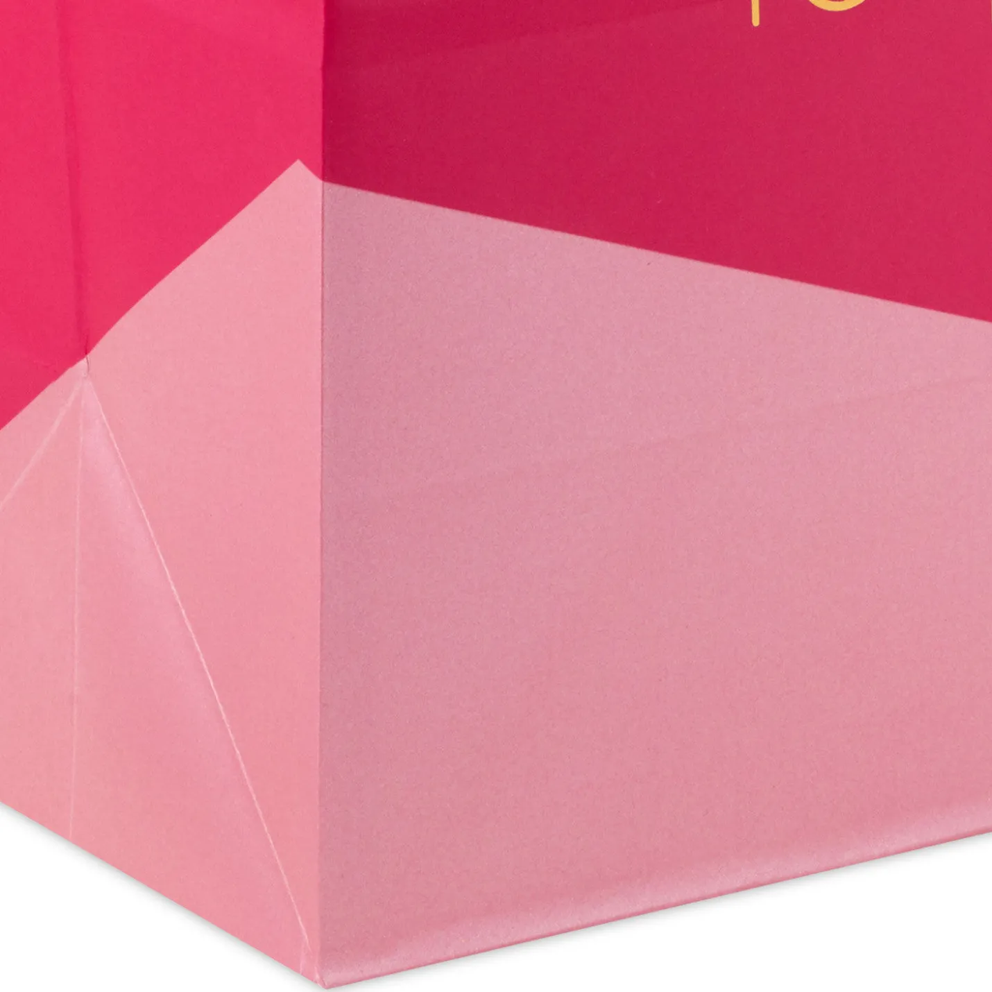 13" Happy Birthday on Pink Large Gift Bag