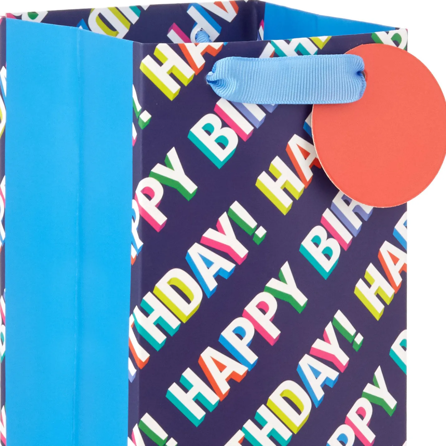 13" Happy Birthday Wishes Wine Gift Bag