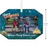 Happy Campers Metal Personalized Ornament, Custom Photo and Text