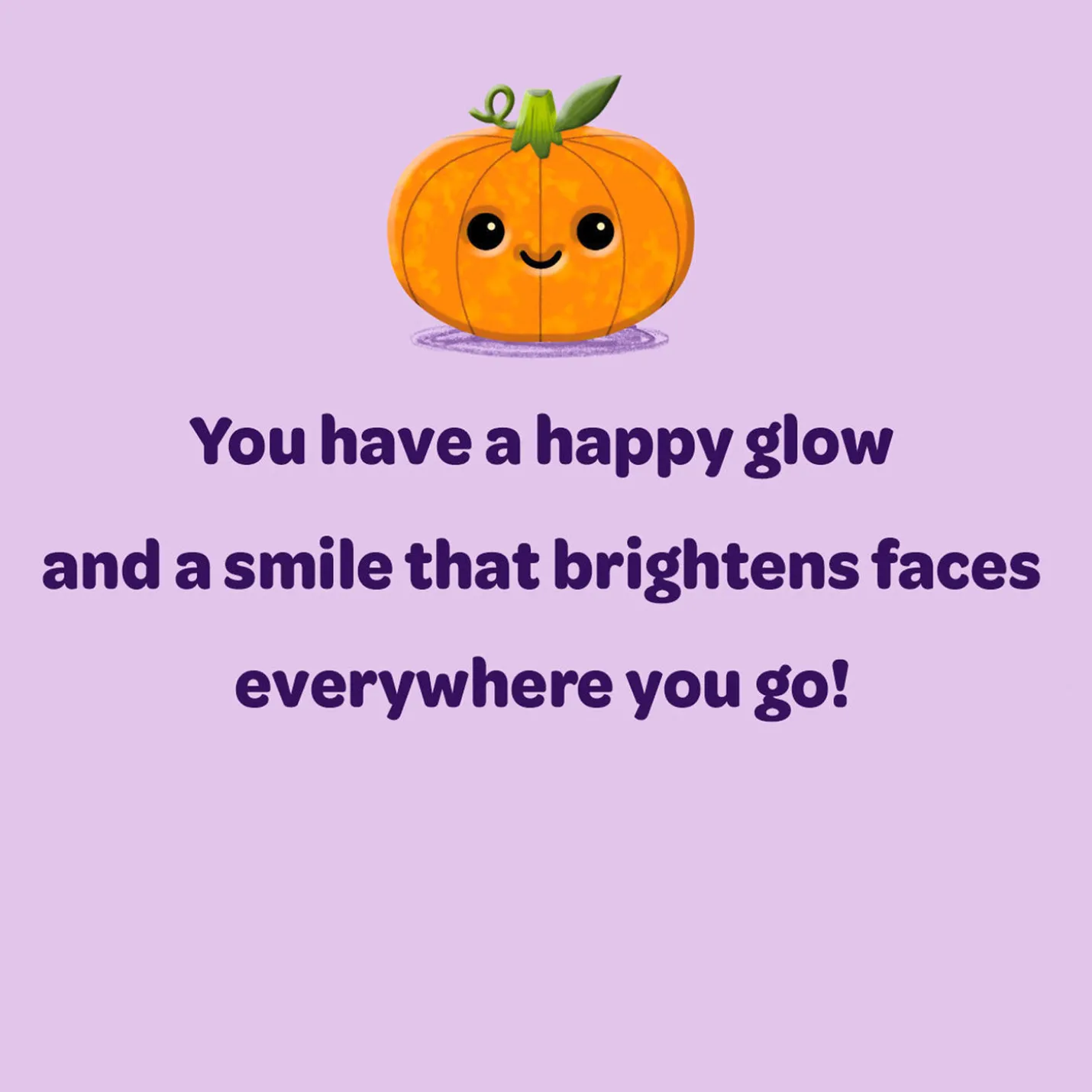 Happy Glow Halloween Card for Kids