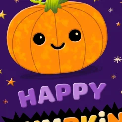 Happy Glow Halloween Card for Kids