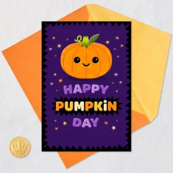 Happy Glow Halloween Card for Kids
