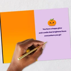 Happy Glow Halloween Card for Kids