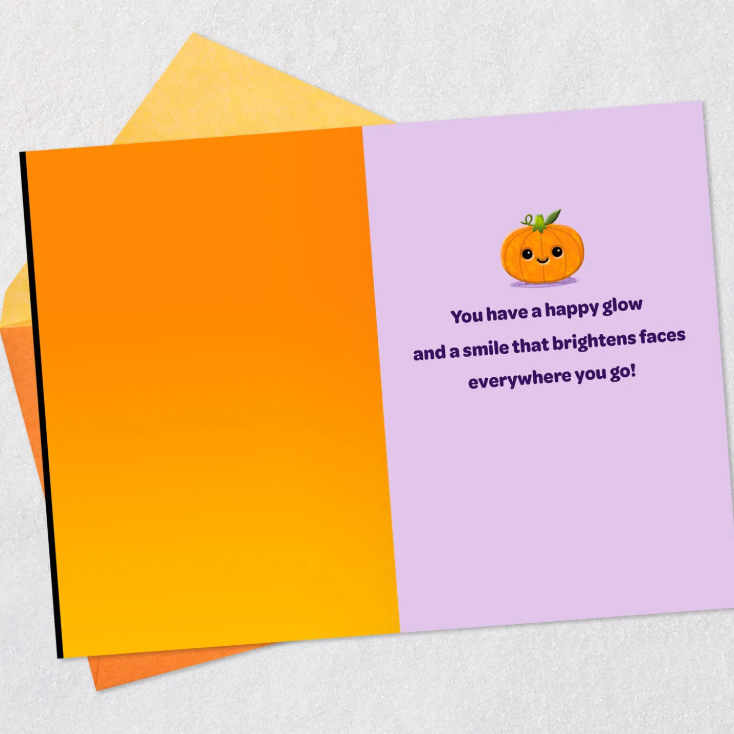 Happy Glow Halloween Card for Kids