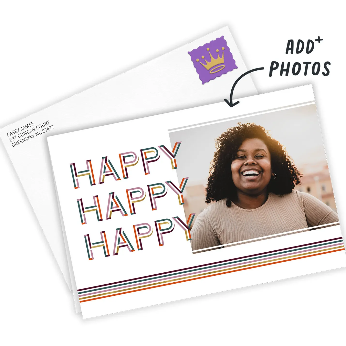 Happy Happy Happy Custom Card