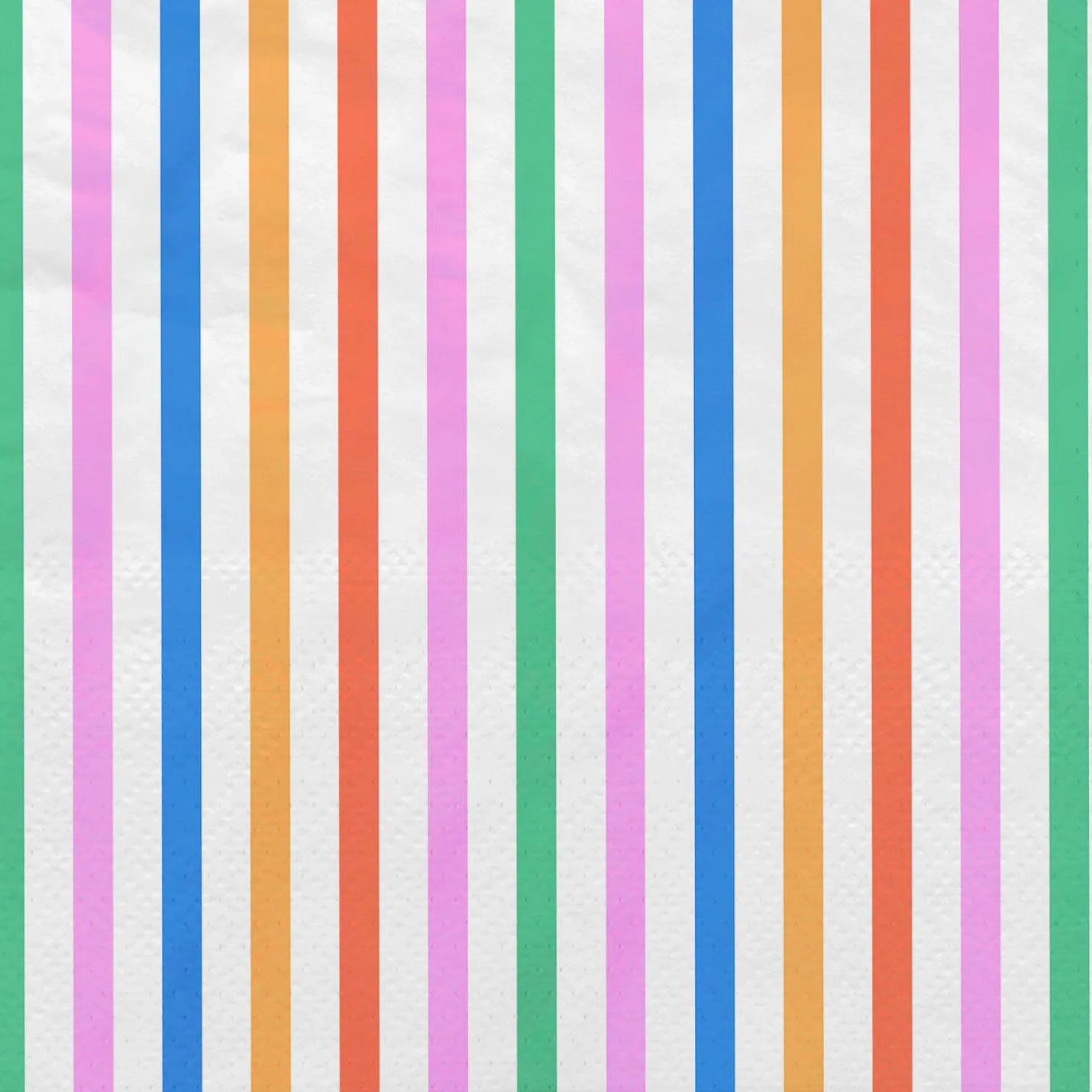 Happy Happy Striped Birthday Dinner Napkins, Pack of 20