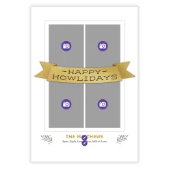 Happy Howlidays Flat Holiday Photo Card