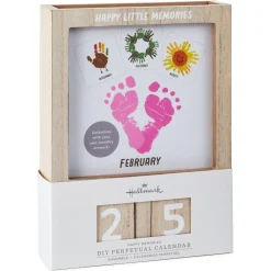 Happy Little Memories DIY Perpetual Calendar Picture Frame, 7x9.5