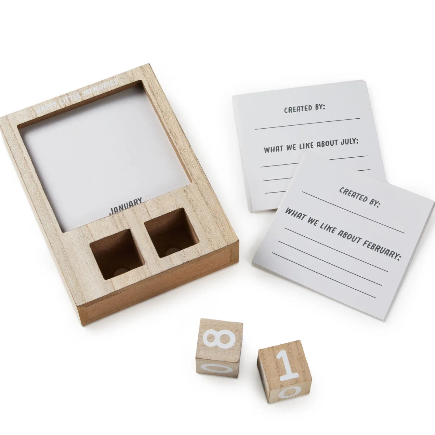 Happy Little Memories DIY Perpetual Calendar Picture Frame, 7x9.5