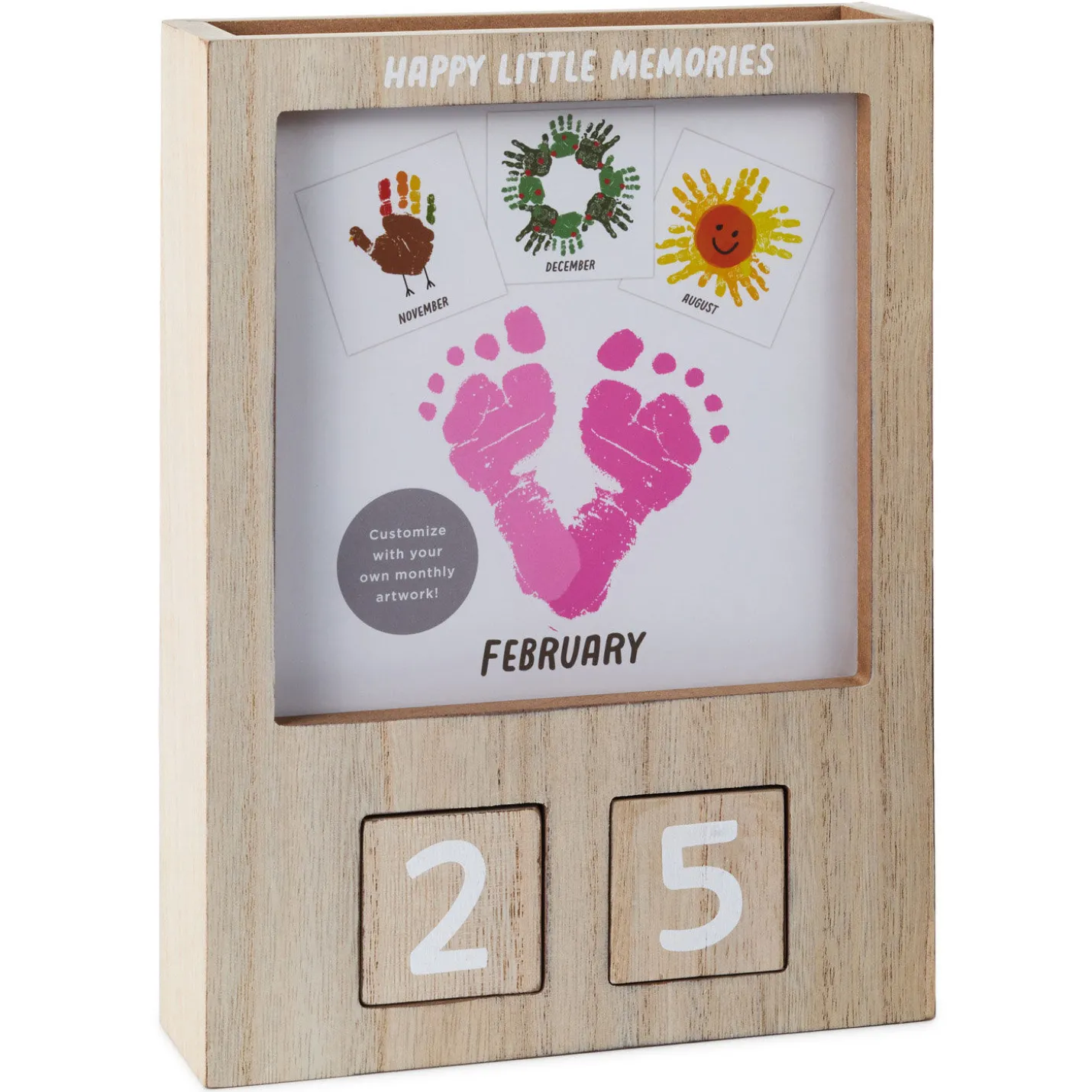 Happy Little Memories DIY Perpetual Calendar Picture Frame, 7x9.5