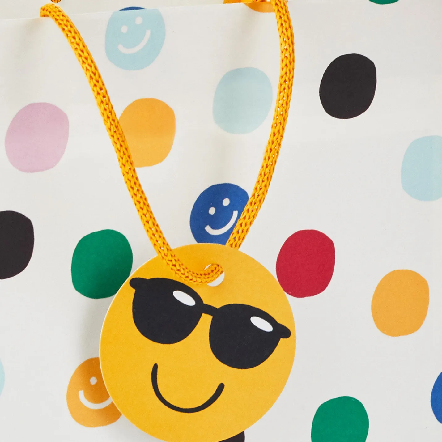 9.6" Happy Polka Dots Medium Gift Bag