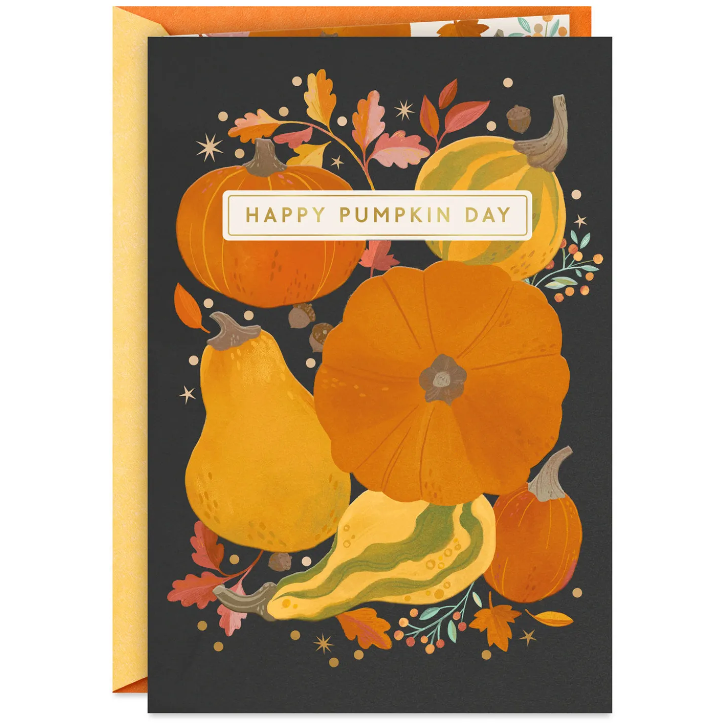 Happy Pumpkin Day Halloween Card
