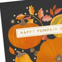 Happy Pumpkin Day Halloween Card