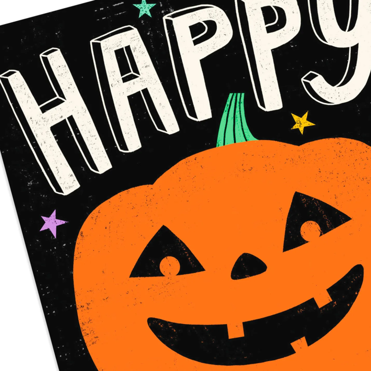 Happy Pumpkin Day Halloween Cards, Pack of 6
