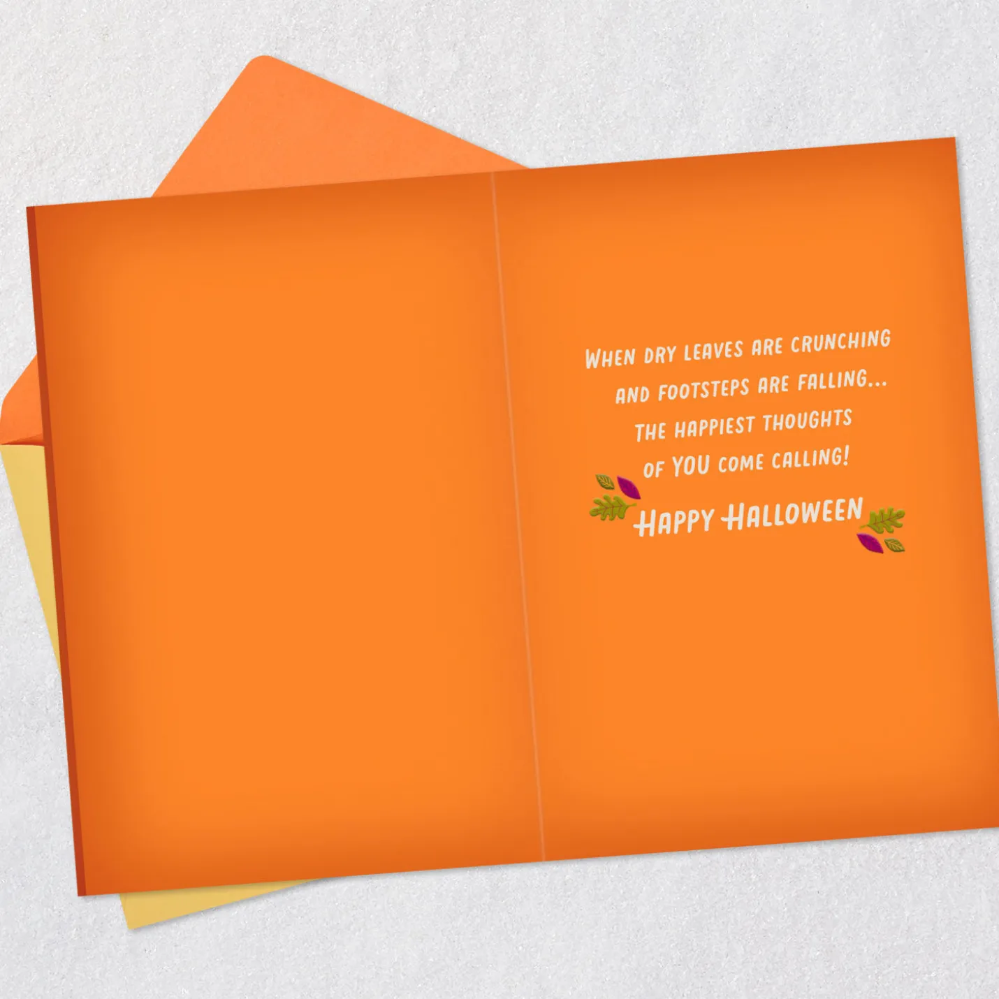 Happy Thoughts of You Halloween Card